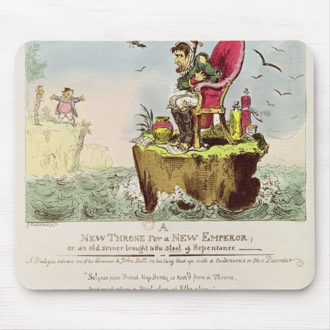 Tapis De Souris Chaise osseuse de l'Île d'Elbe, éditée par S. (Devant)