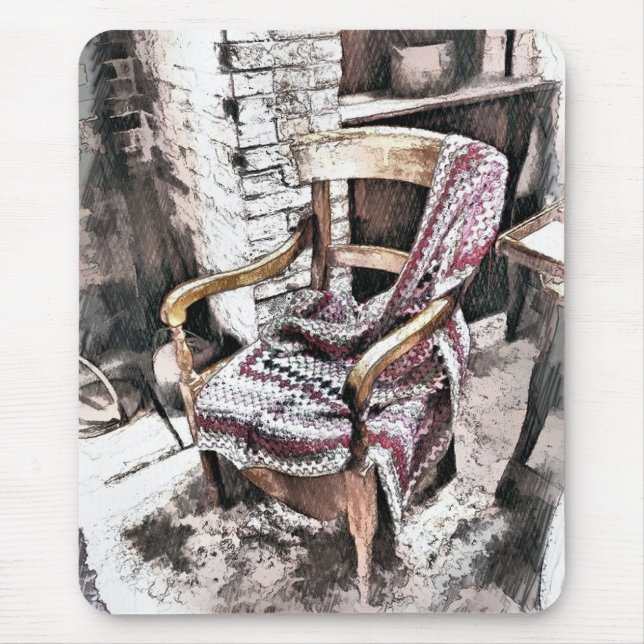 TAPIS DE SOURIS CHAISE VICTORIENNE (Devant)