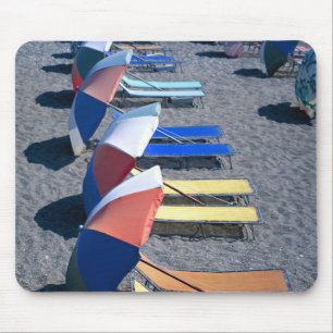 Tapis De Souris Chaises vides sur la plage