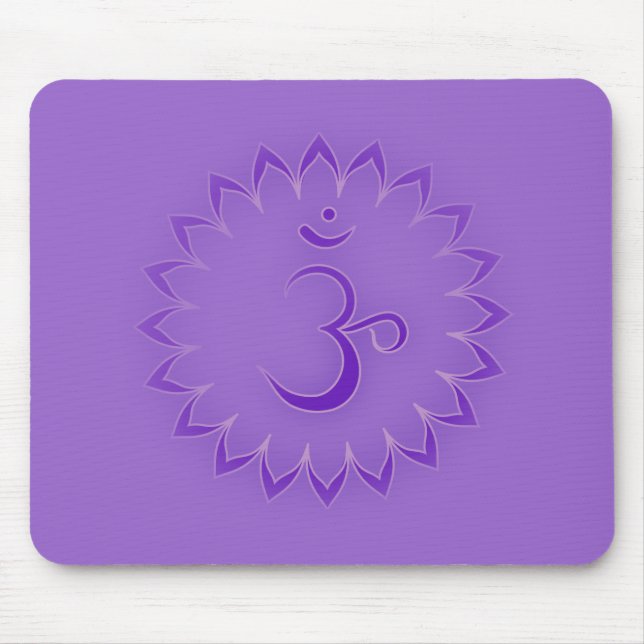 Tapis De Souris Chakra de la Couronne "enfermée" - Sahasrara (Devant)
