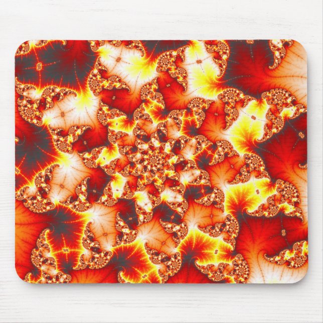 Tapis De Souris Chaleur réfractive - Mousepad fractal (Devant)