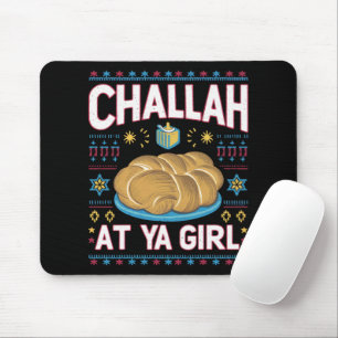 Tapis De Souris Challah À Toi Fille Drôle De Nourriture Hanukkah C