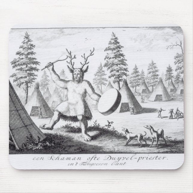 Tapis De Souris Chaman de Natif américain (Devant)