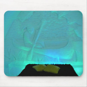 Tapis De Souris Chambre de canot à l'Hôtel de Glace, Québec, Canad