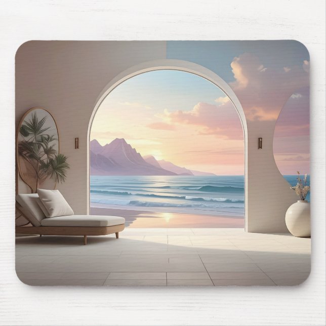 Tapis De Souris Chambre de luxe avec vue sur l'océan (Devant)