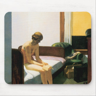 Tapis De Souris Chambre d'hôtel d'Edward Hopper