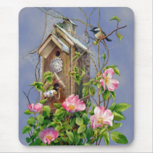 Tapis De Souris Chambre Mousepad d'oiseau