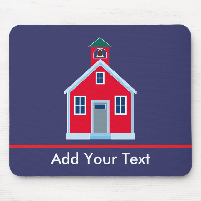 Tapis De Souris Chambre rouge d'école (Devant)