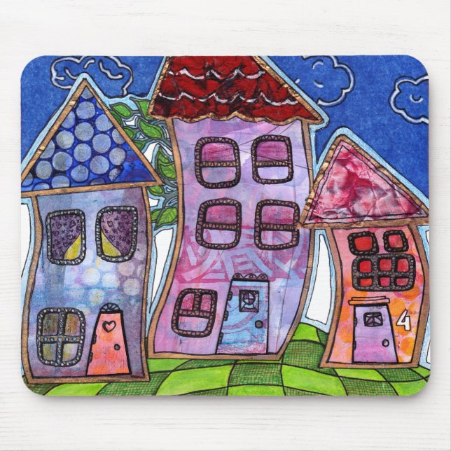 Tapis De Souris Chambres colorées géniales (Devant)