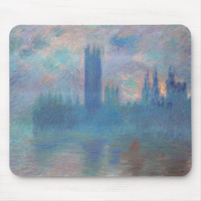 Tapis De Souris Chambres du Parlement (Londres), Monet (Devant)
