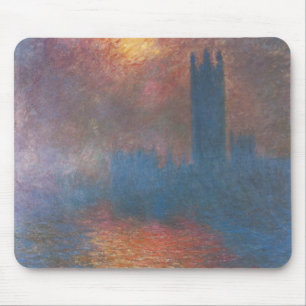 Tapis De Souris Chambres du Parlement, Londres par Claude Monet