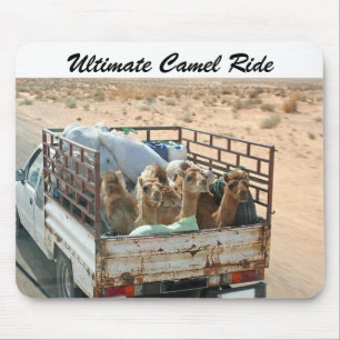 Tapis De Souris Chameaux tirant la brise au Sahara Mousepad