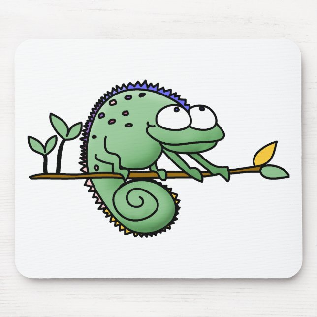 Tapis De Souris Chameleon Cute Funny (Devant)