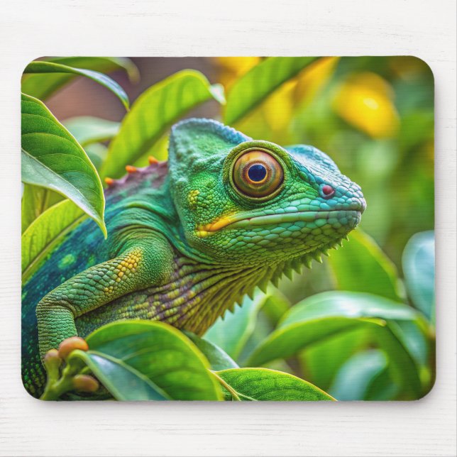 Tapis De Souris Chameleon, lézard (Devant)