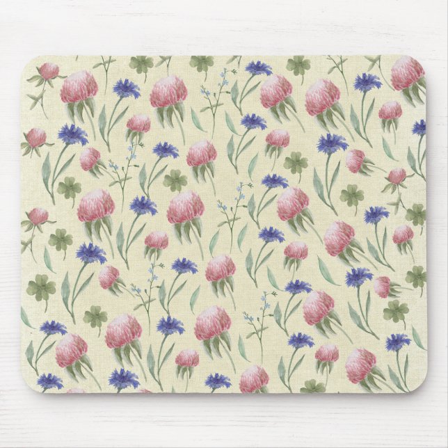 Tapis De Souris Champ de fleurs sauvages (Devant)