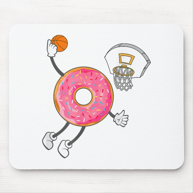 Tapis De Souris Champ de nourriture Dunking Donut Hole (Devant)