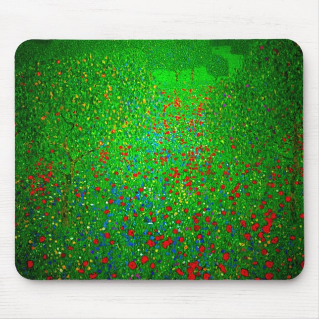 Tapis De Souris Champ de pavot Gustav Klimt (Devant)