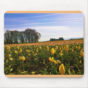 Tapis De Souris Champ de tulipes magnifiques, Oregon
