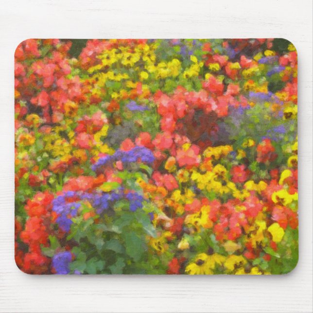 Tapis De Souris Champ des fleurs Mousepad (Devant)