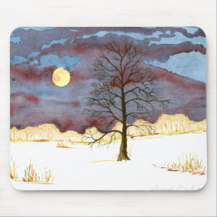 Tapis De Souris Champ d'hiver
