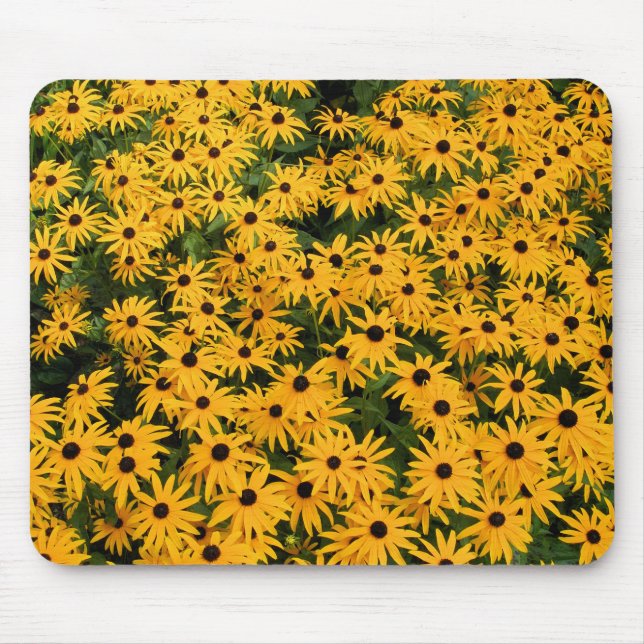 Tapis De Souris Champ Jaune de marguerites - Daisy Mousepad (Devant)