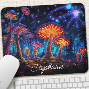 Tapis De Souris Champignon Lumineux Personnalisé