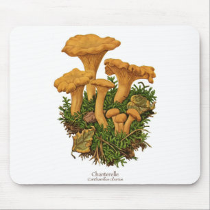 Tapis De Souris Champignon Mousepad de chanterelle