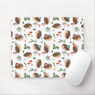 Tapis De Souris Champignons de haies mignons Animaux de la forêt b
