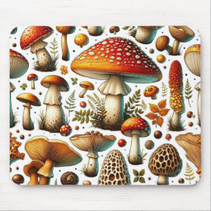 Tapis De Souris Champignons Sauvages Fantaisistes