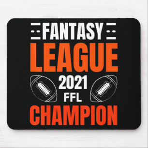 Tapis De Souris Champion de la Ligue d'Imaginaire de football 2021
