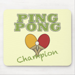 Tapis De Souris Champion de ping-pong