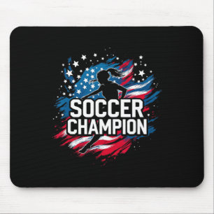 Tapis De Souris Champion de Soccer _1