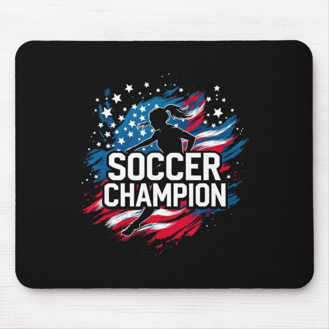 Tapis De Souris Champion de Soccer _1  (Devant)