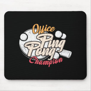 Tapis De Souris Champion du Ping Pong Office