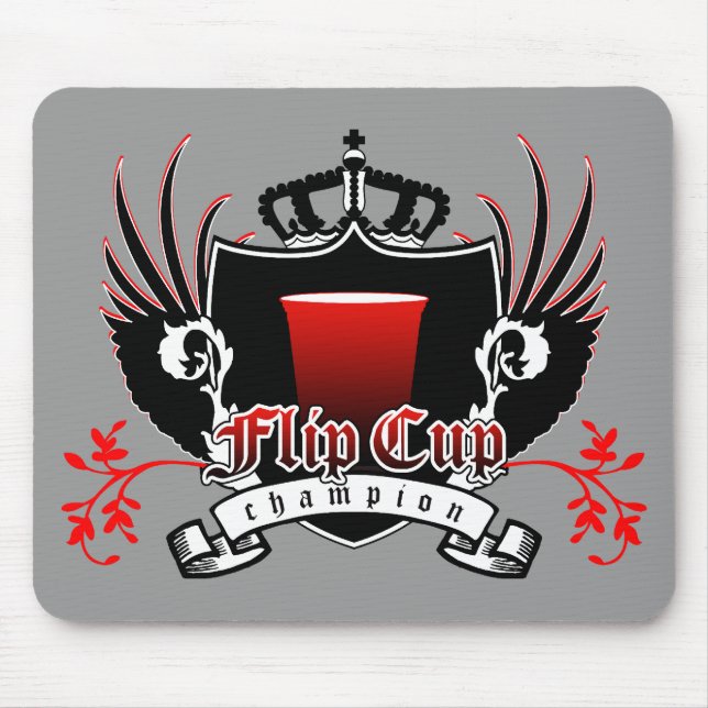 Tapis De Souris championne de la coupe du flip (Devant)