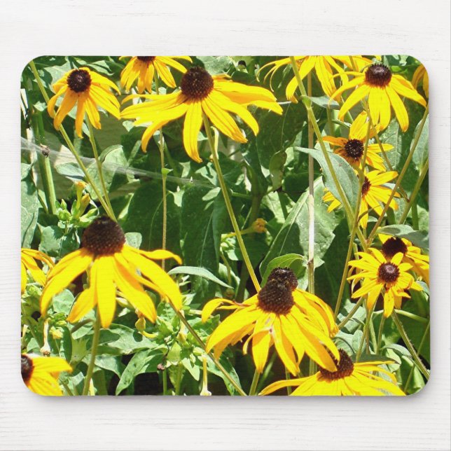 Tapis De Souris Champs de Mousepad jaune (Devant)