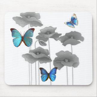 Tapis De Souris champs papillon