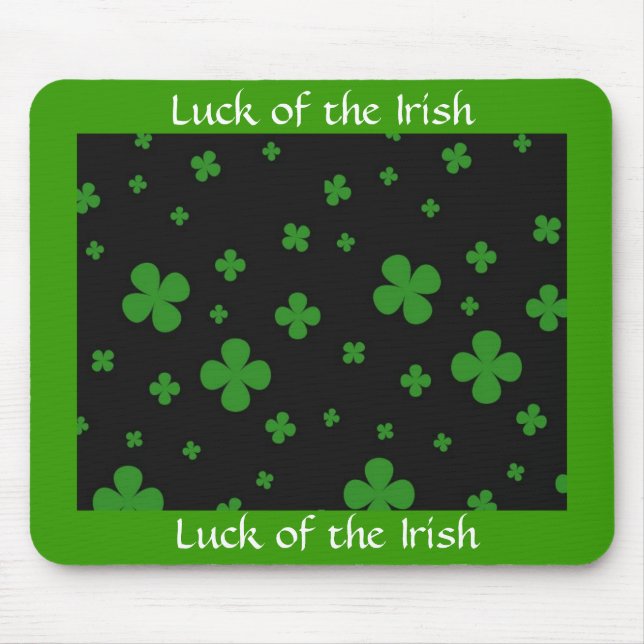 Tapis De Souris chance de la mousepad irlandaise (Devant)