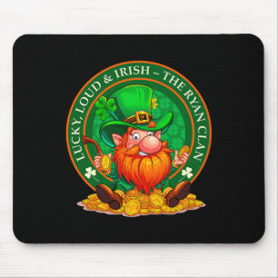 Tapis De Souris Chanceux, bruyants & irlandais – La Clan Ryan