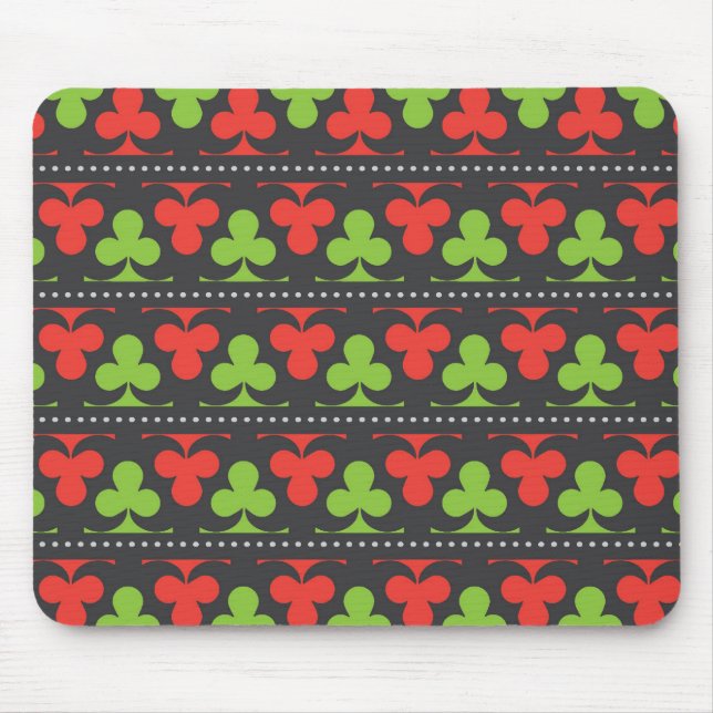 Tapis De Souris Chanceux dans l'amour Mousepad (Devant)