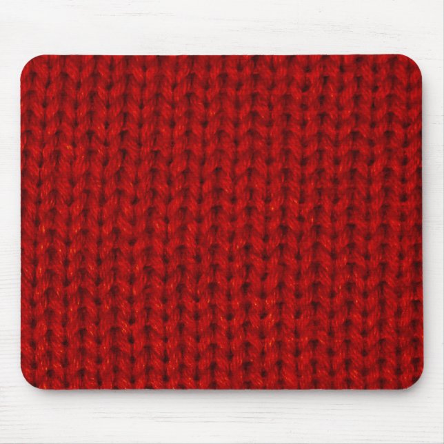 Tapis De Souris Chandail rouge Mousepad (Devant)