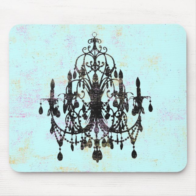 Tapis De Souris Chandelier Amour ~ Mousepad (Devant)