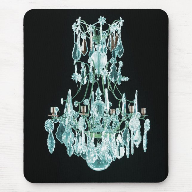 Tapis De Souris Chandelier bleu Icy (Devant)