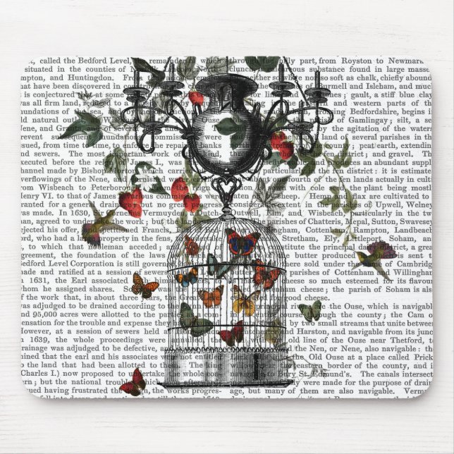 Tapis De Souris Chandelier fraise (Devant)