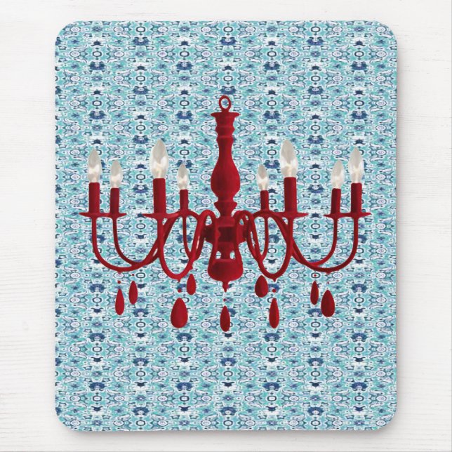 Tapis De Souris Chandelier rétro Glamor ~ Mousepad (Devant)