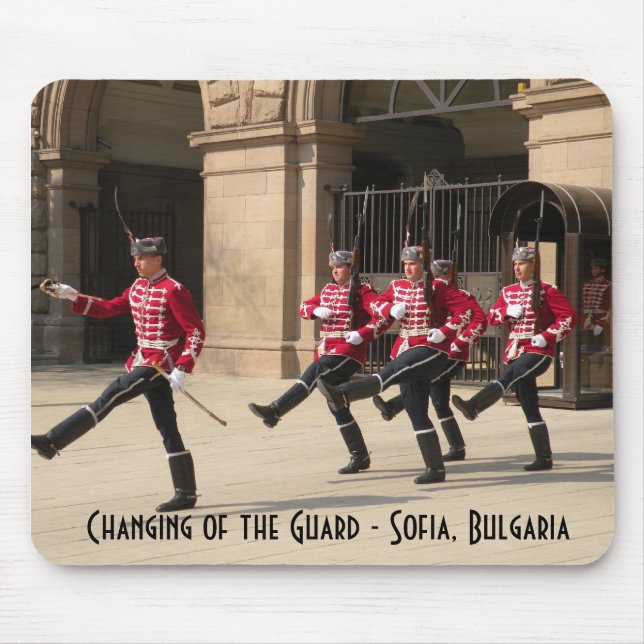 Tapis De Souris Changement de la garde - Sofia, la Bulgarie (Devant)