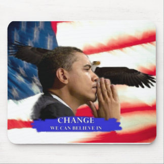 Tapis De Souris Changement d'Obama