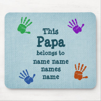 Tapis De Souris Changer TOUS LES Noms auxquels Papa appartient, Gr