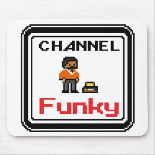 Tapis De Souris Channel Funky Pixel Art Mousepad