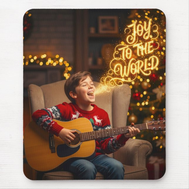 TAPIS DE SOURIS CHANSON DE NOËL THÈME ENFANTS CHANTANT (Devant)